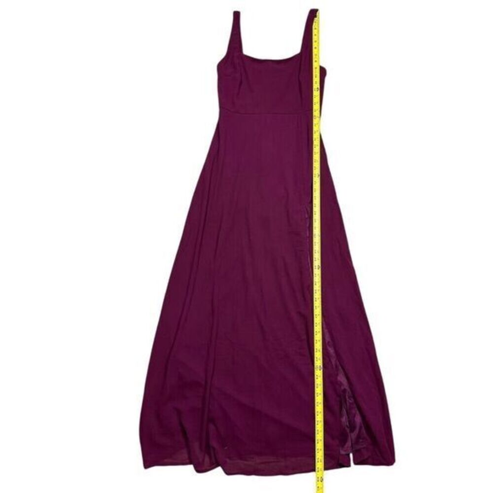 NWOT Lulus Women's Remarkable Arrival Plum Purple‎ Sleeveless Maxi Dress Size L - Picture 6 of 10